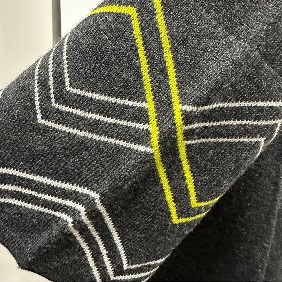 R&K Gray Knee Length 3 Quarter Sleeve Lightweight Knit Acrylic Sweater Dress M - Picture 5 of 7